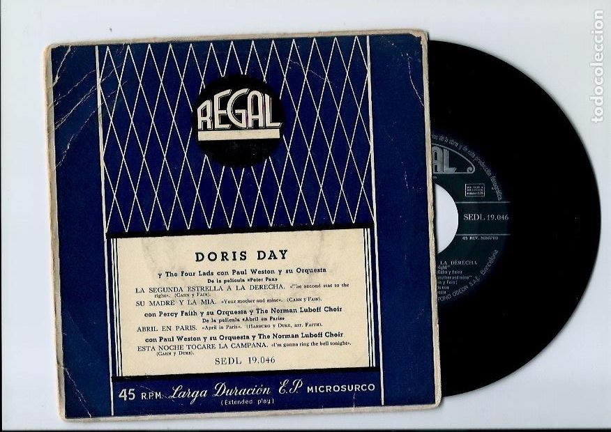 Discos de vinilo: DORIS DAY. La segunda estrella a la derecha ...... (vinilo ep - Foto 1
