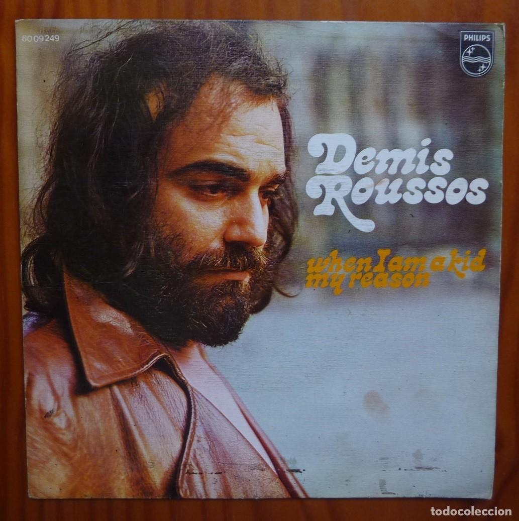 Discos de vinilo: DEMIS ROUSSOS / WHEN I AM A KID / 1972 / SINGLE - Foto 1