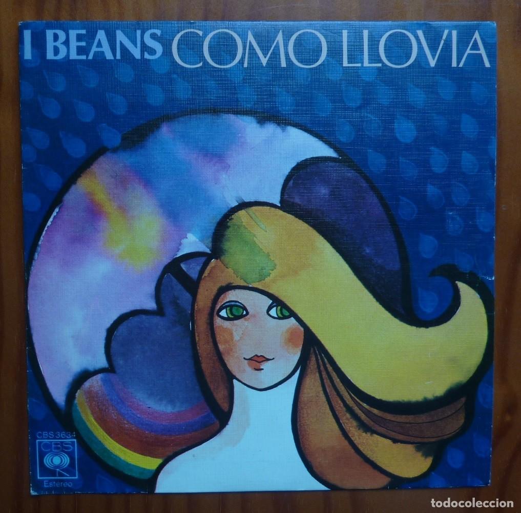 Discos de vinilo: I BEANS / COMO LLOVIA / 1976 / SINGLE - Foto 1