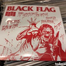 Discos de vinilo: BLACK FLAG – LIVE. SPRAY PAINT THE WALLS. EP VINILO NUEVO .