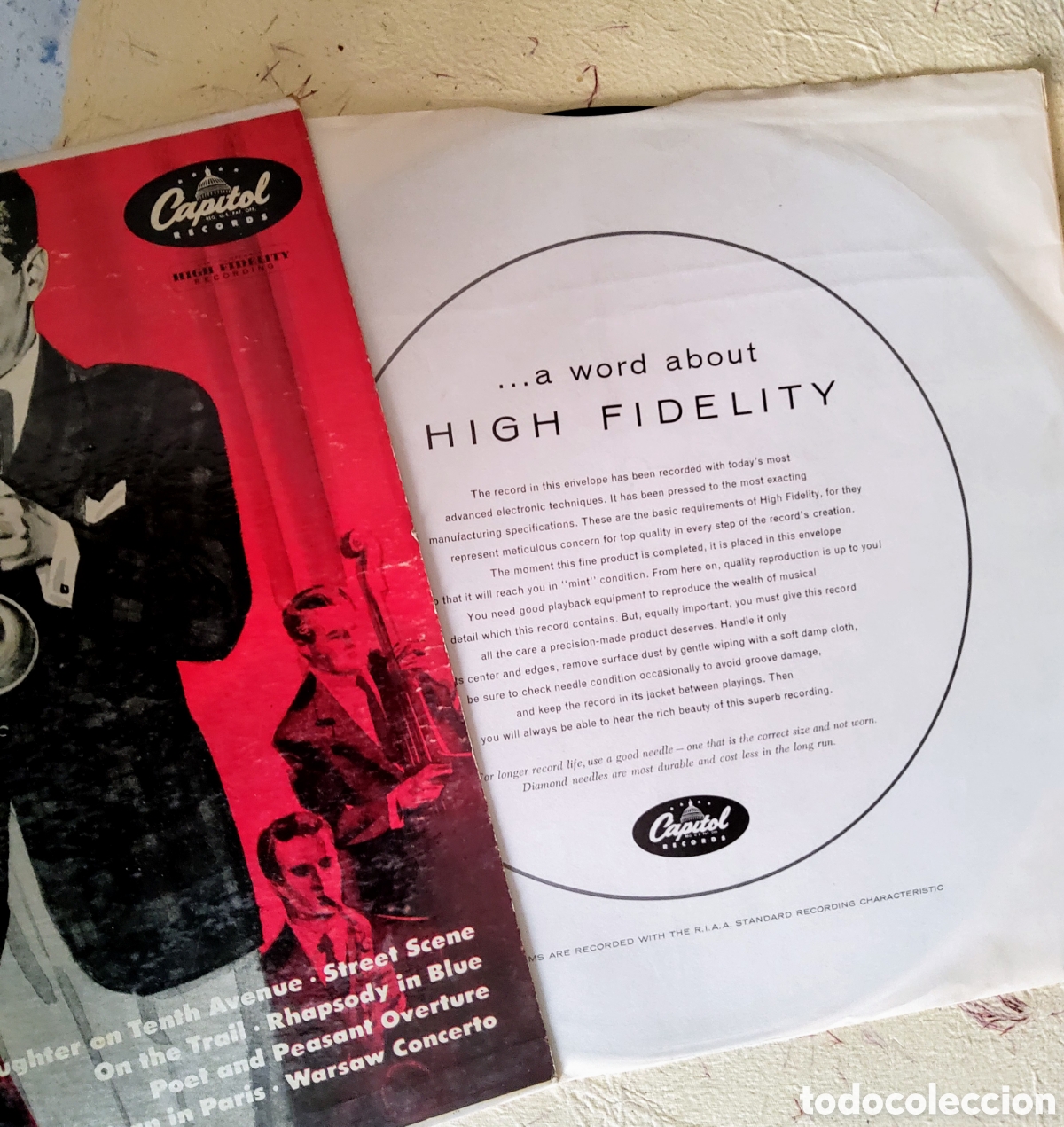 Discos de vinilo: &nbsp;Ep, vinilo, Ray Anthony Concert, Capitol, 1953 - Foto 2