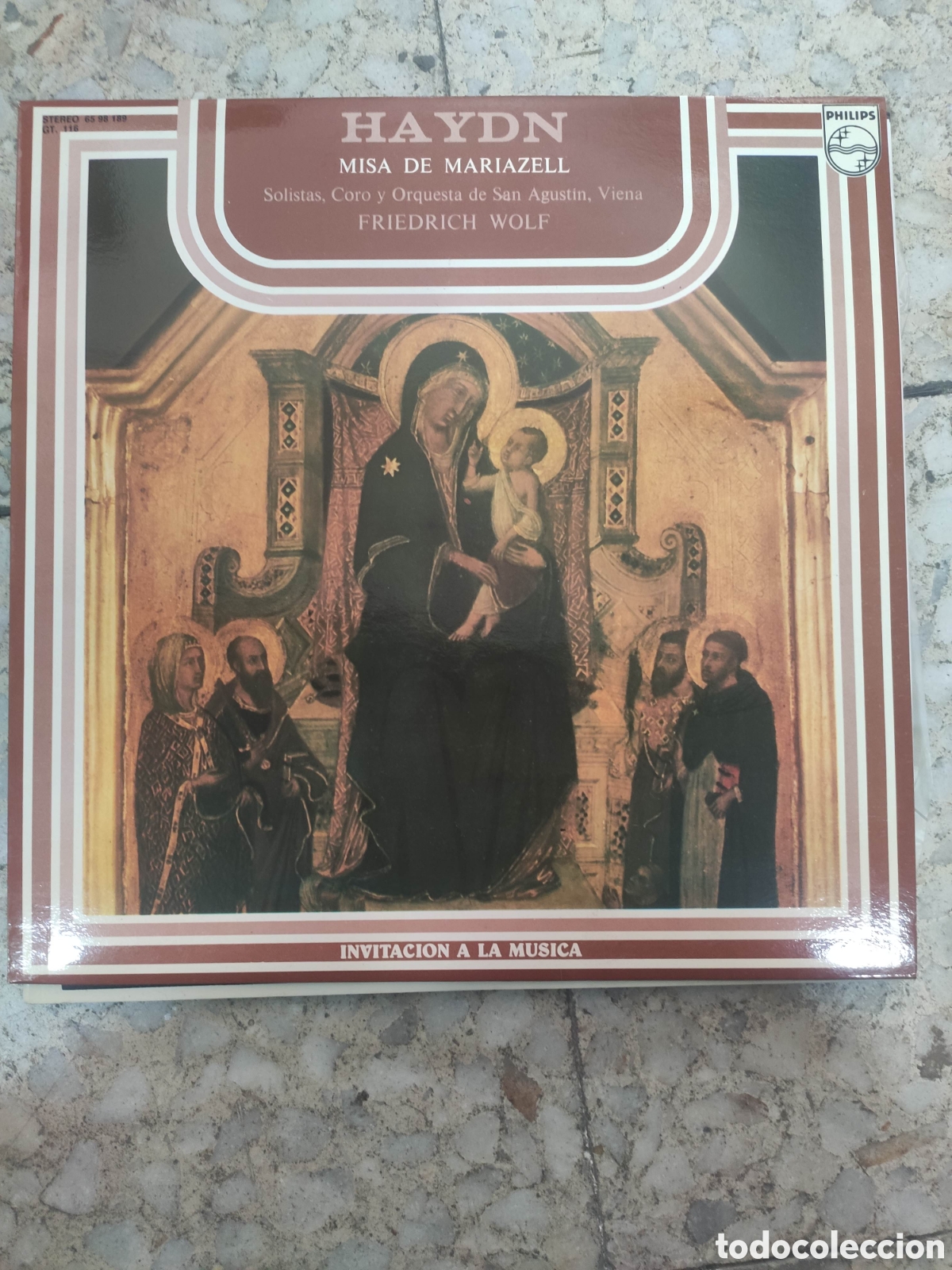 Discos de vinilo: HAYDN MISA DE MARIAZELL. FRIEDRICH WOLF. PHILIPS 1977 - Foto 1