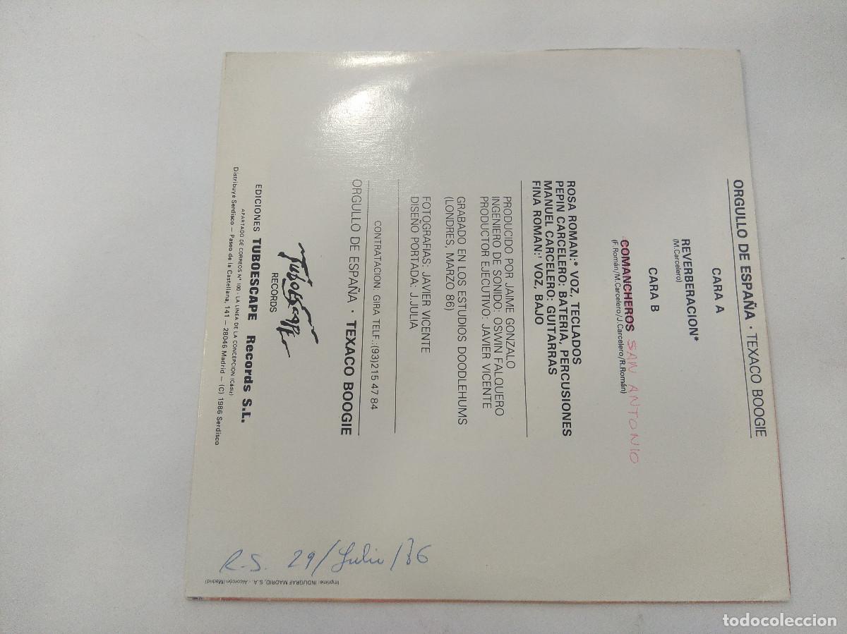 Discos de vinilo: ORGULLO DE ESPA&Ntilde;A/REVERBERACION/SINGLE. - Foto 3