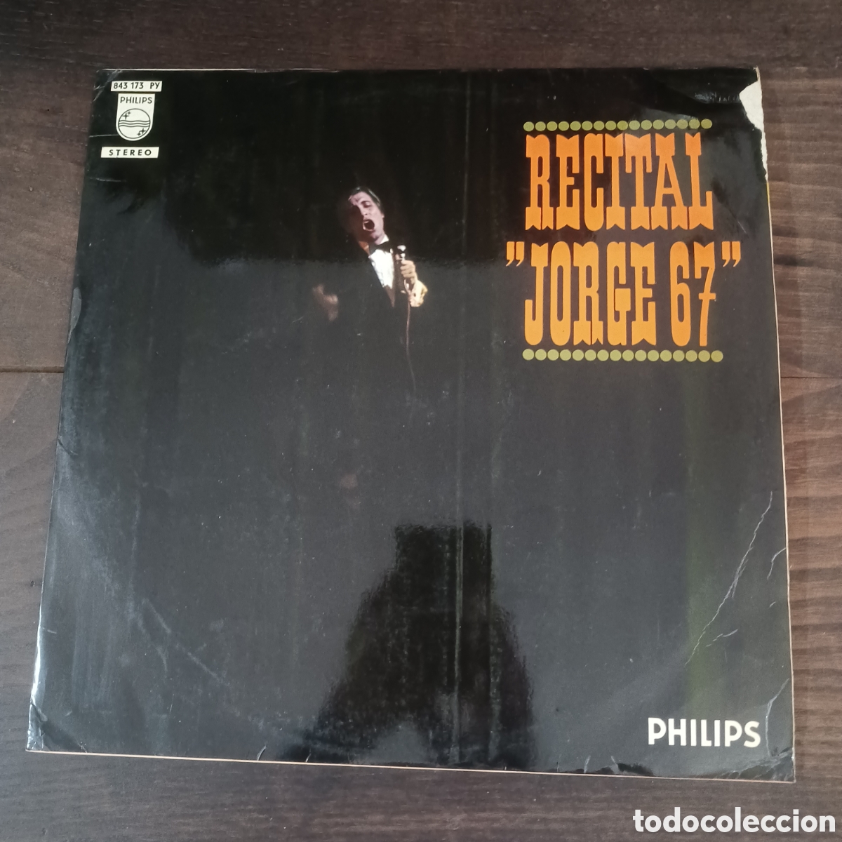 Discos de vinilo: RECITAL ( JORGE 67 ) LP. 1967 PHILIPS - Foto 6