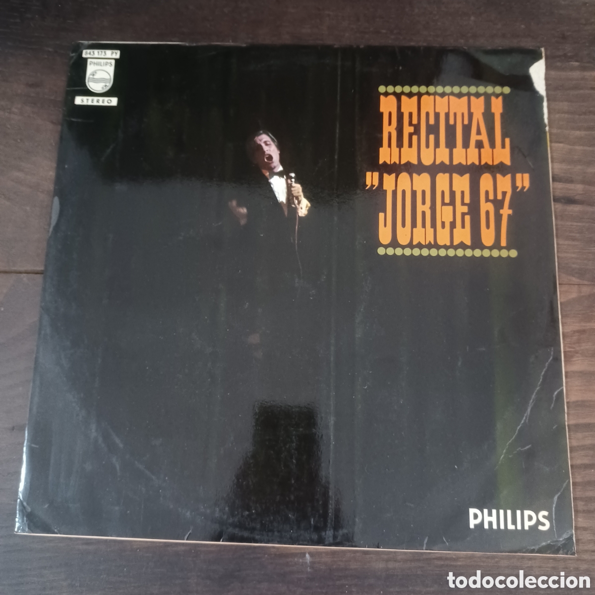 Discos de vinilo: RECITAL ( JORGE 67 ) LP. 1967 PHILIPS - Foto 1