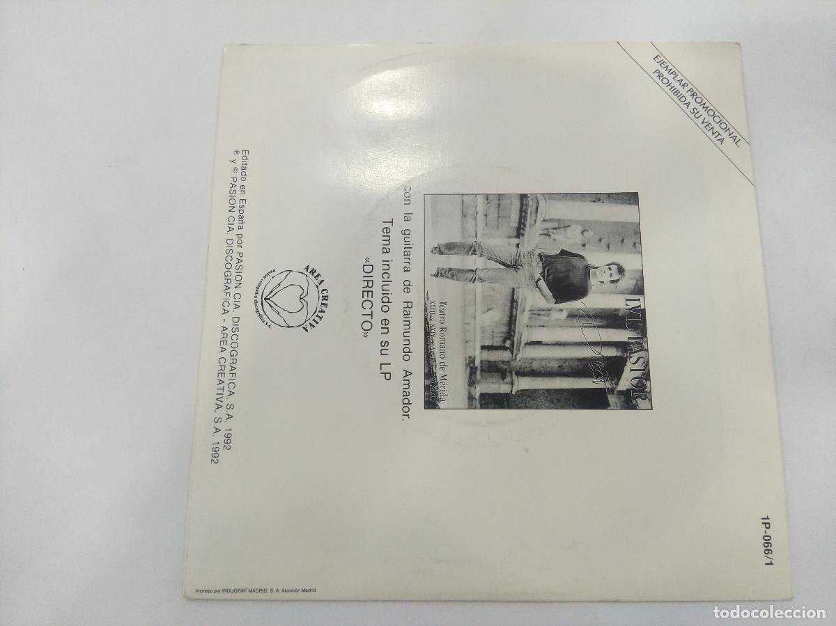 Discos de vinilo: LUIS PASTOR/MAKIVALLEKAS/SINGLE. - Foto 3