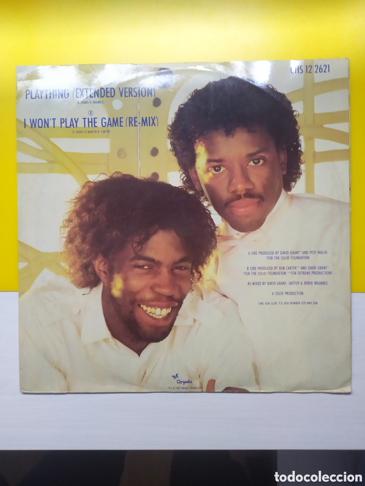 Discos de vinilo: Maxi single Linx.&nbsp;Plaything (Extended Version) - Foto 2