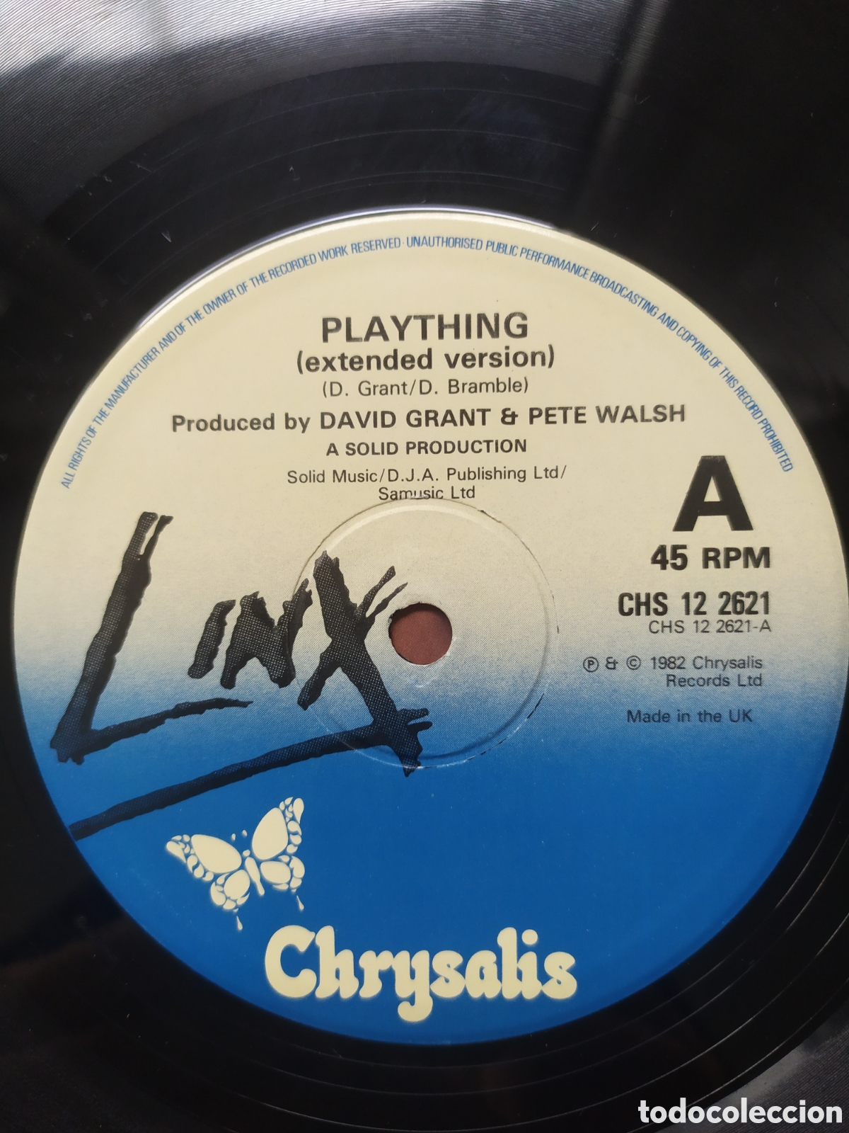 Discos de vinilo: Maxi single Linx.&nbsp;Plaything (Extended Version) - Foto 3