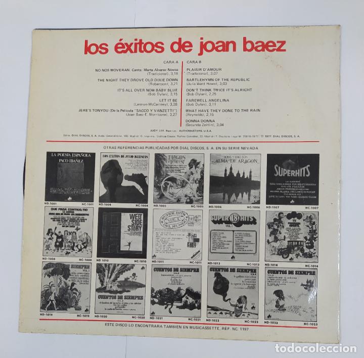 Discos de vinilo: JUDY LEE. Los &Eacute;xitos de Joan Baez. LP. TDKLP7 - Foto 2