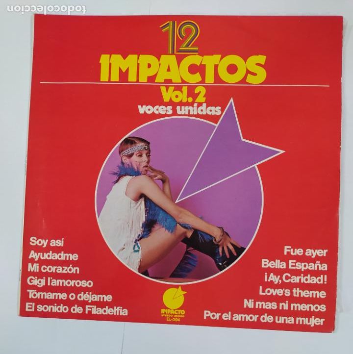 Disques de vinyle: 12 IMPACTOS VOL. VOLUMEN 2. VOCES UNIDAS. LP. TDKLP4