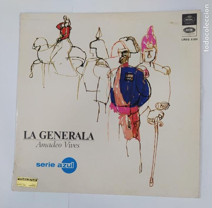 Discos de vinilo: LA GENERALA. AMADEO VIVES. LP. TDKLP2 - Foto 1