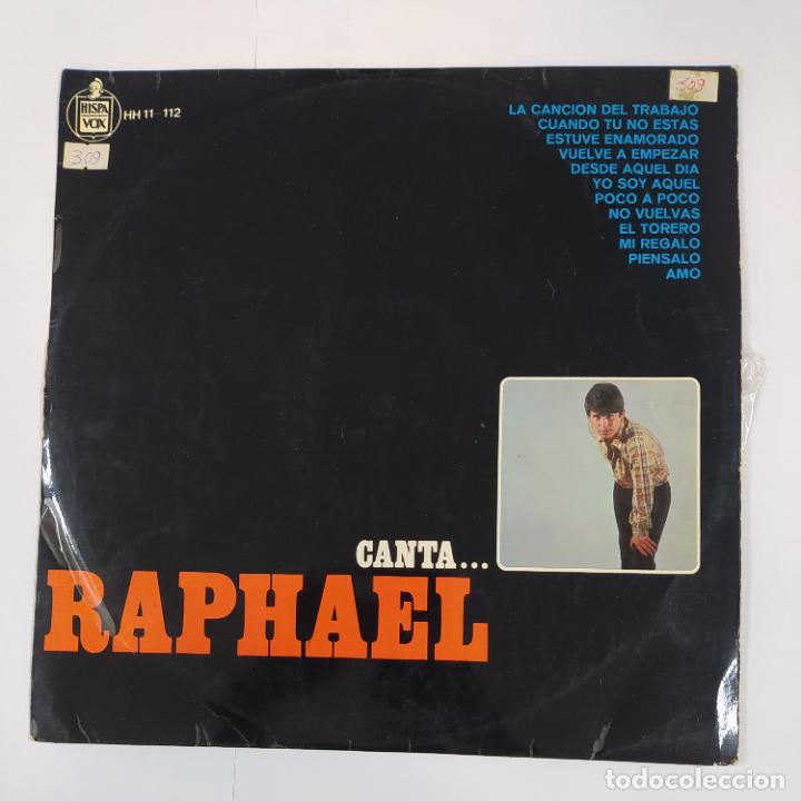 Discos de vinilo: Raphael - Raphael Canta ... - LP. TDKLP12 - Foto 1