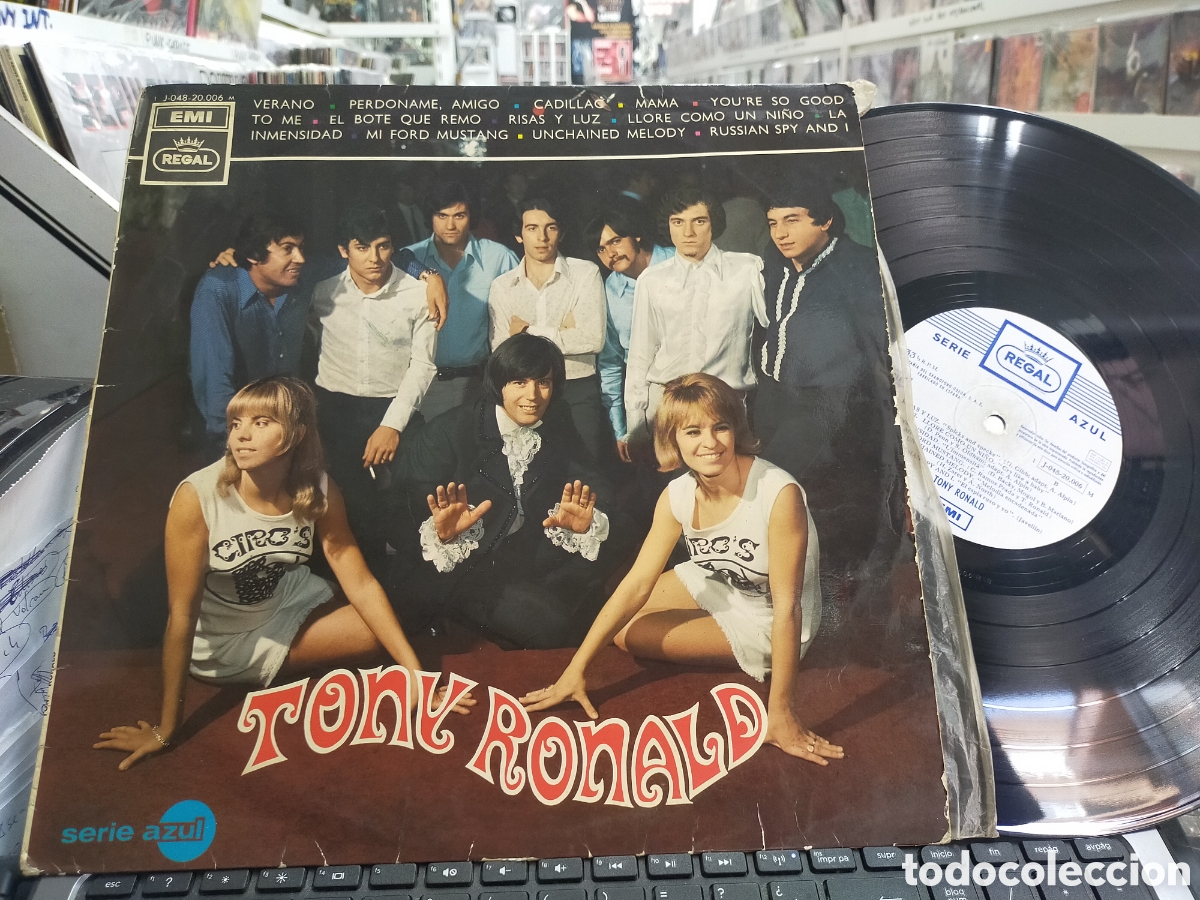 Discos de vinilo: Tony ronald LP 1969 escuchado - Foto 1