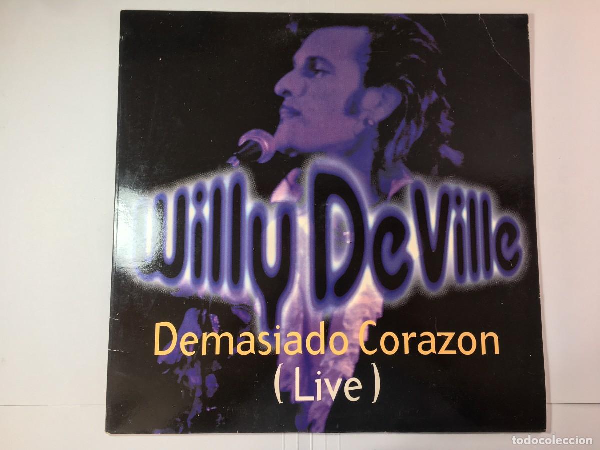 Discos de vinilo: WILLY DEVILLE - DEMASIADO CORAZON (LIVE) / SPANISH STROLL - MAXI SINGLE - Foto 1