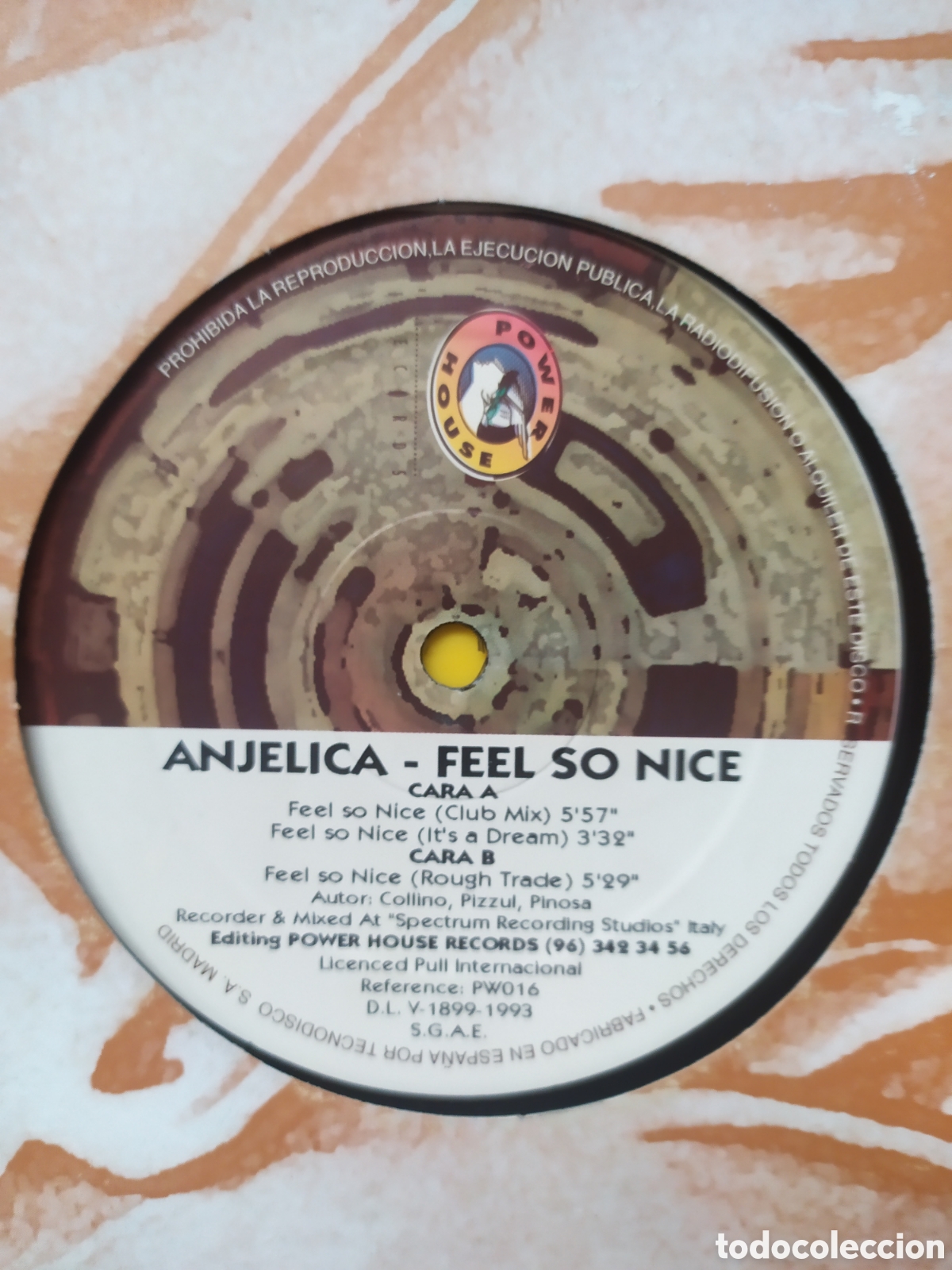 Discos de vinilo: Maxi single Anjelica.&nbsp;Feel So Nice - Foto 3