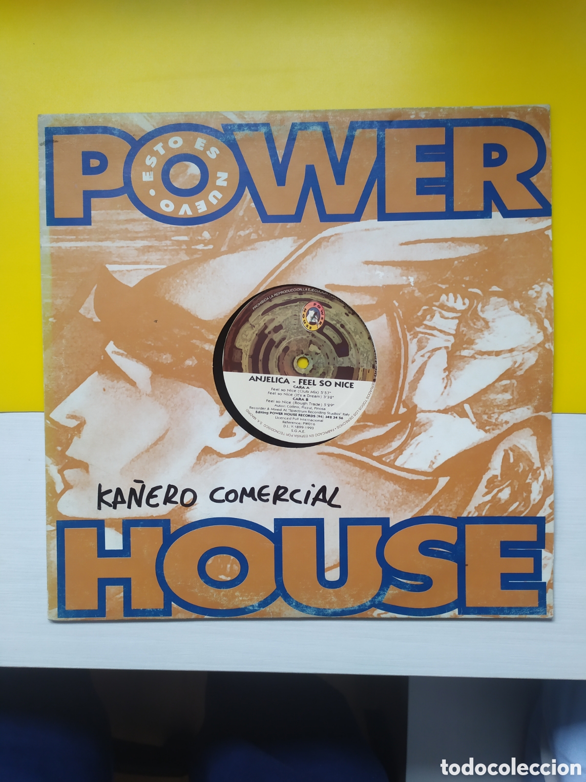 Discos de vinilo: Maxi single Anjelica.&nbsp;Feel So Nice - Foto 1