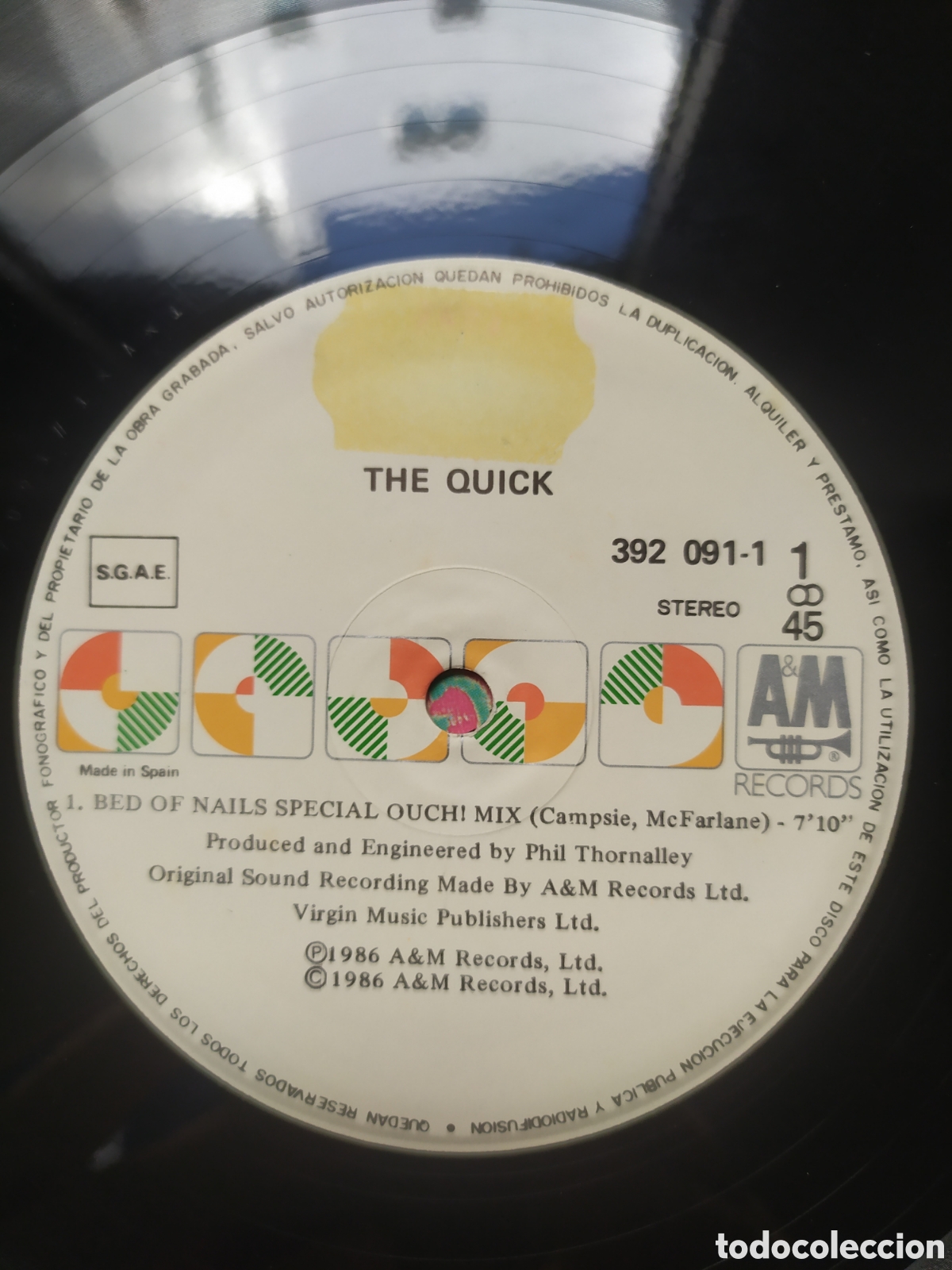 Discos de vinilo: Maxi single The Quick.&nbsp;Bed Of Nails - Foto 3