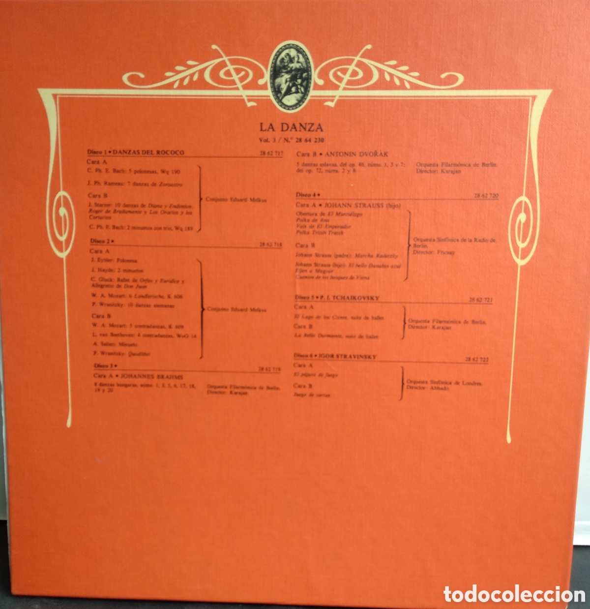 Discos de vinilo: LA DANZA, SPAIN, DEUTSCHE GRAMMOPHON, BOX - Foto 3