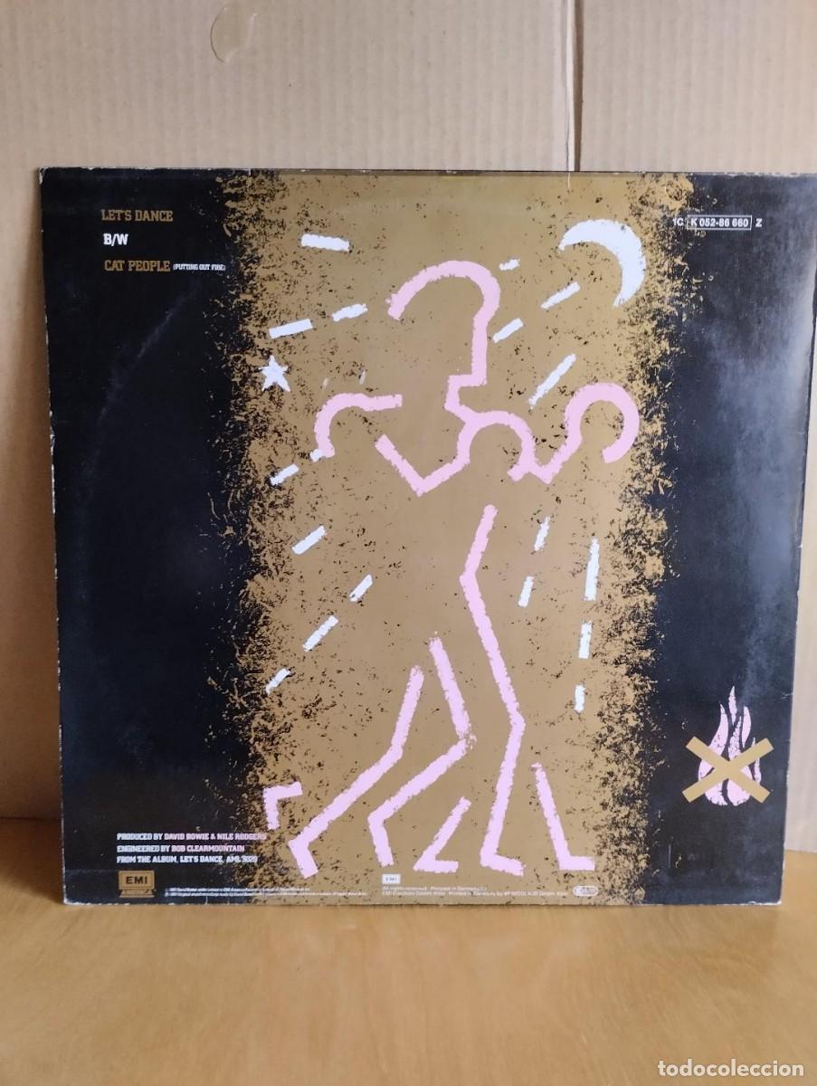 Discos de vinilo: DAVID BOWIE --- LET&acute;S DANCE - Foto 2