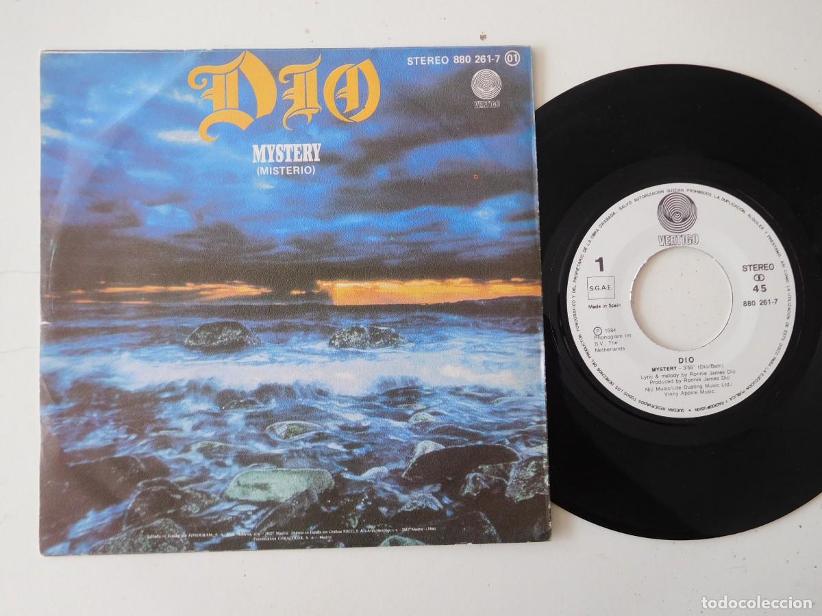 Discos de vinilo: Dio 7 Single. Mystery. Edici&oacute;n espa&ntilde;ola - Foto 1