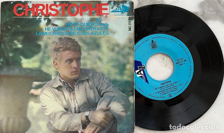 Discos de vinilo: CHRISTOPHE. ALINE + 3 TEMAS. EP ORIGINAL ESPA&Ntilde;A 1965 - Foto 1