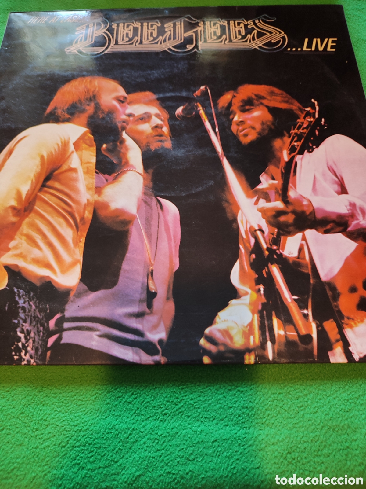 Discos de vinilo: Bee Gees - Here at last live - Foto 1
