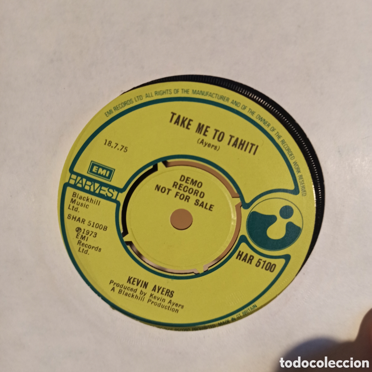 Discos de vinilo: Kevin Ayers &lrm;&ndash; Caribbean Moon (Promo) - Foto 1