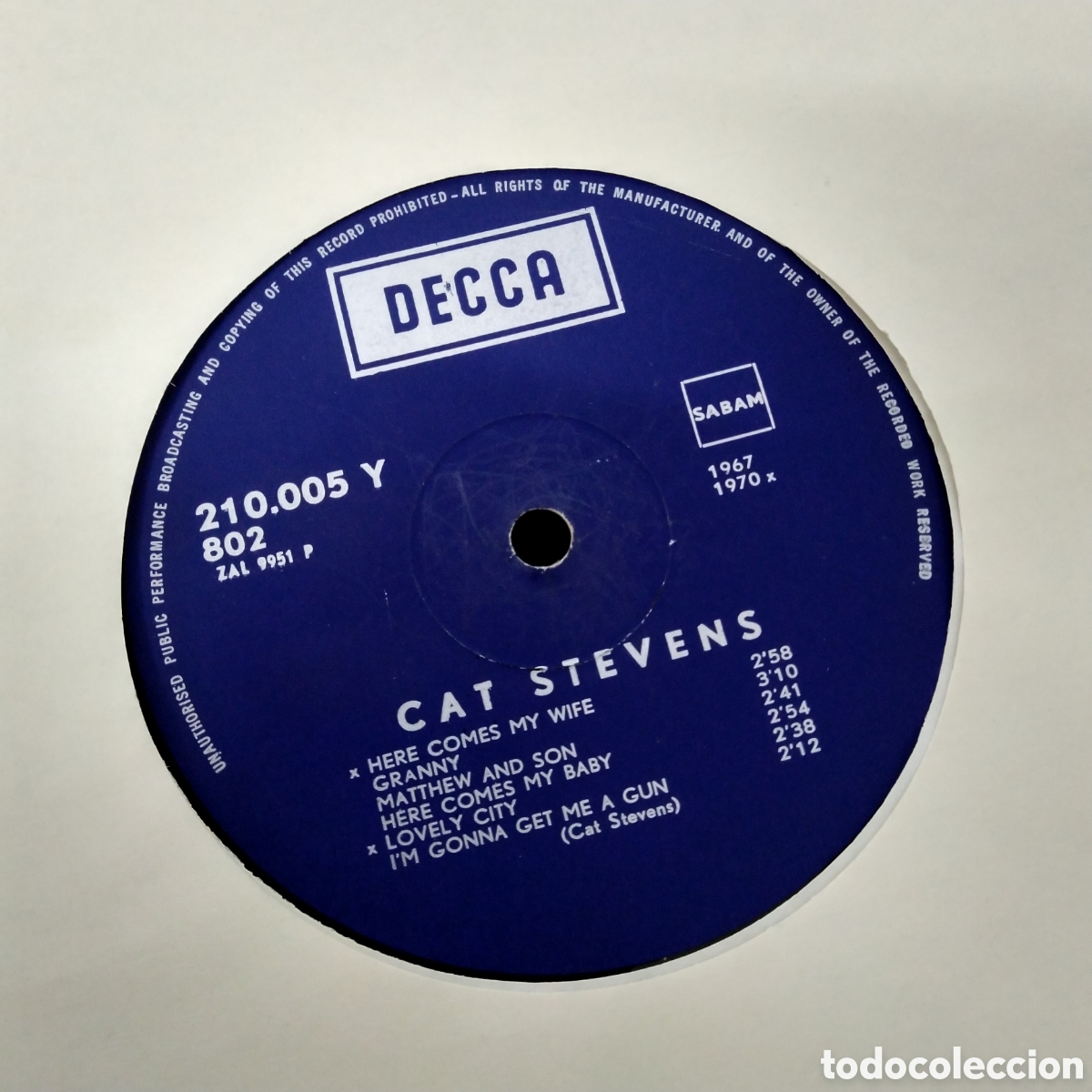 Discos de vinilo: CAT STEVENS - COCCINELLE VARIETES - LP - 1973 - Foto 3