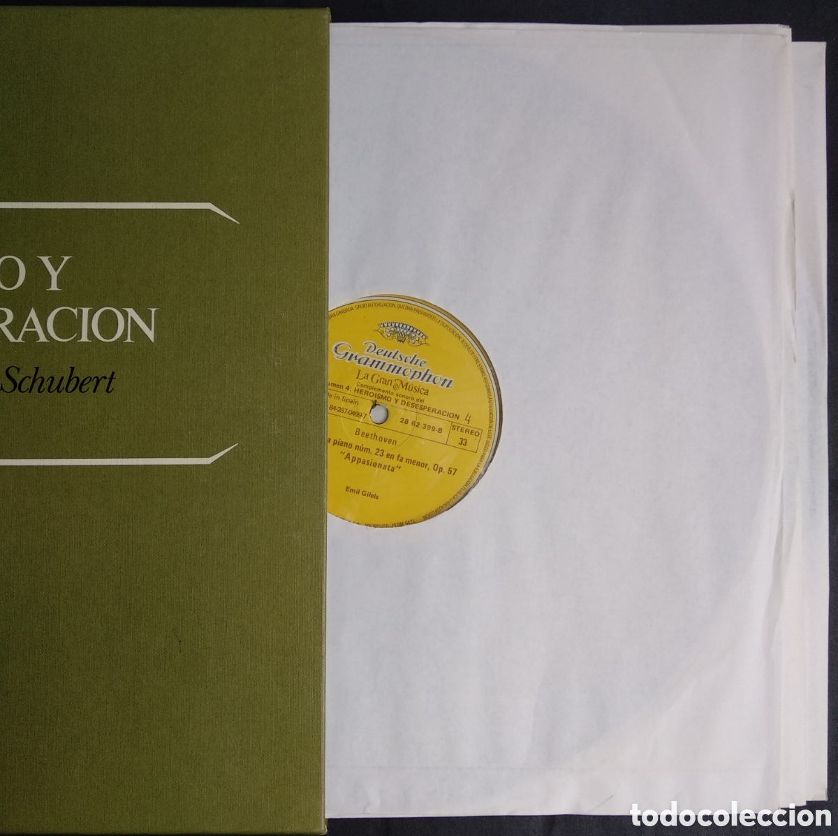 Discos de vinilo: DE BEETHOVEN A SCHUBERT, SPAIN, DEUTSCHE GRAMMOPHON, BOX - Foto 4