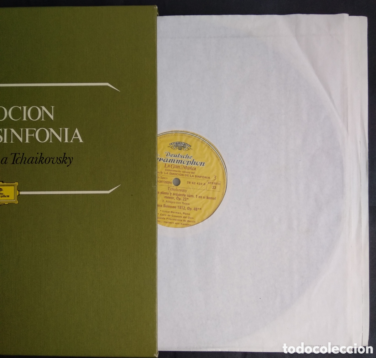 Discos de vinilo: DE BRAHMS A TCHAIKOVSKY, SPAIN, DEUTSCHE GRAMMOPHON, BOX - Foto 4