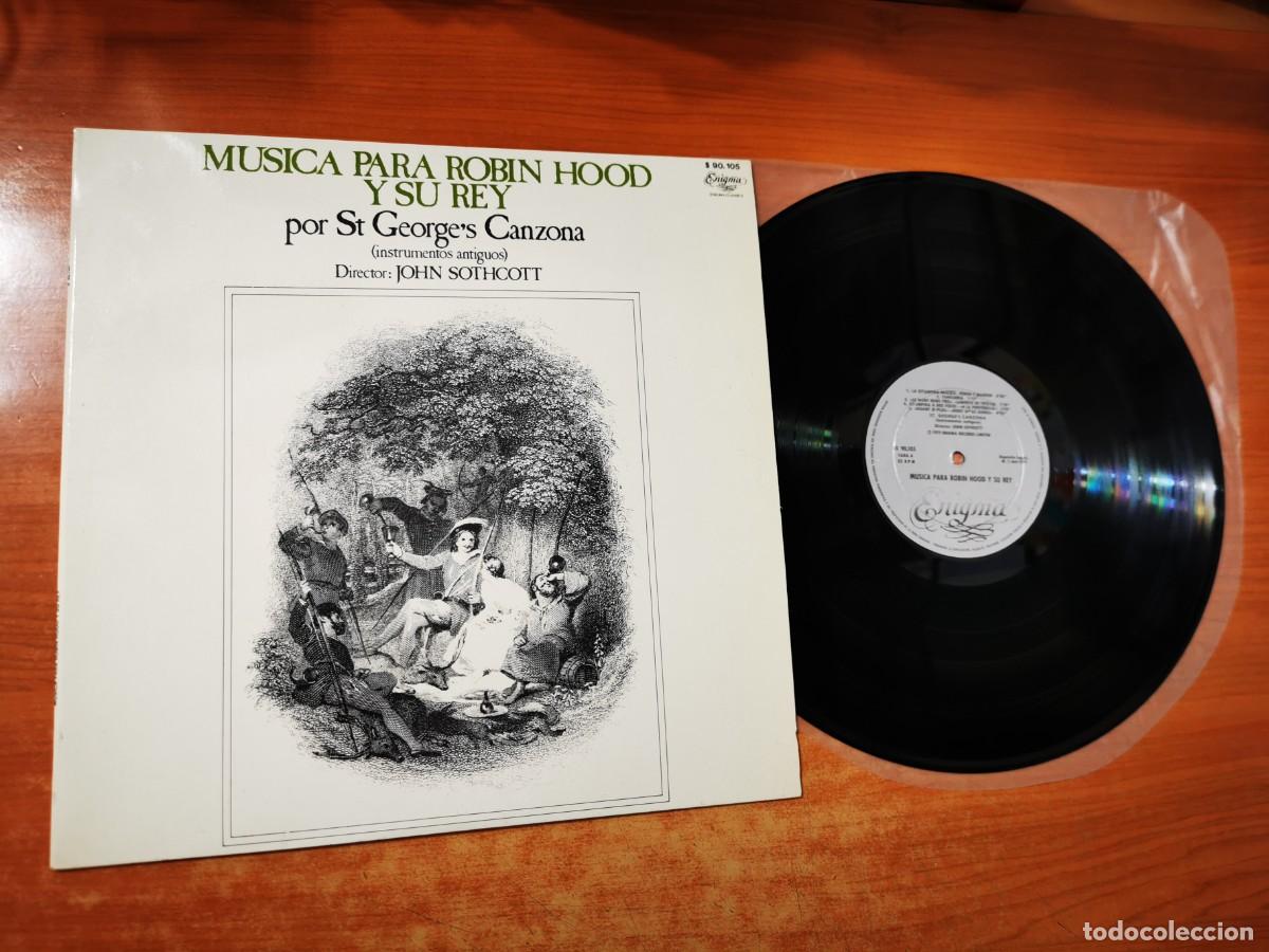 Discos de vinilo: MUSICA PARA ROBIN HOOD Y SU REY ST GEORGE'S CANZONA LP VINILO DEL A&Ntilde;O 1979 ESPA&Ntilde;A 7 TEMAS