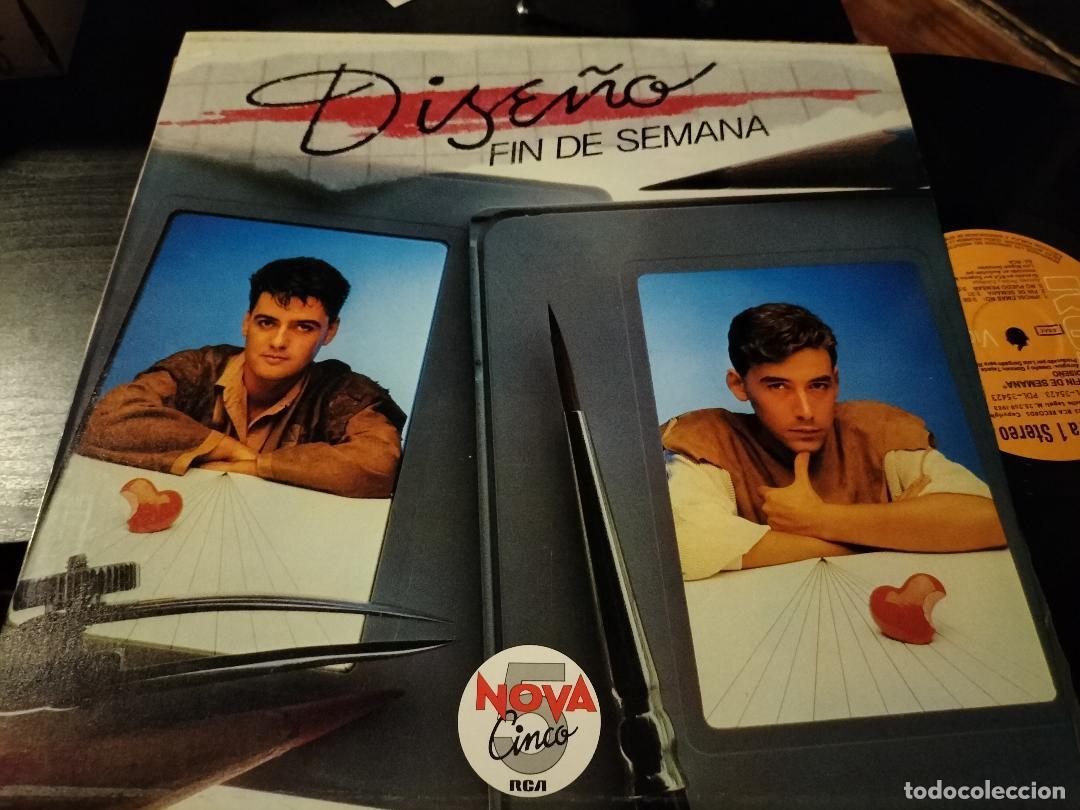 Discos de vinilo: DISE&Ntilde;O - FIN DE SEMANA MINI LP RCA 1983 - SYNTH POP - Foto 1