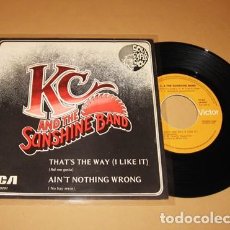 Dischi in vinile: KC AND THE SUNSHINE BAND - THAT'S THE WAY (I LIKE IT) - SINGLE - 1975 - EXCELENTE