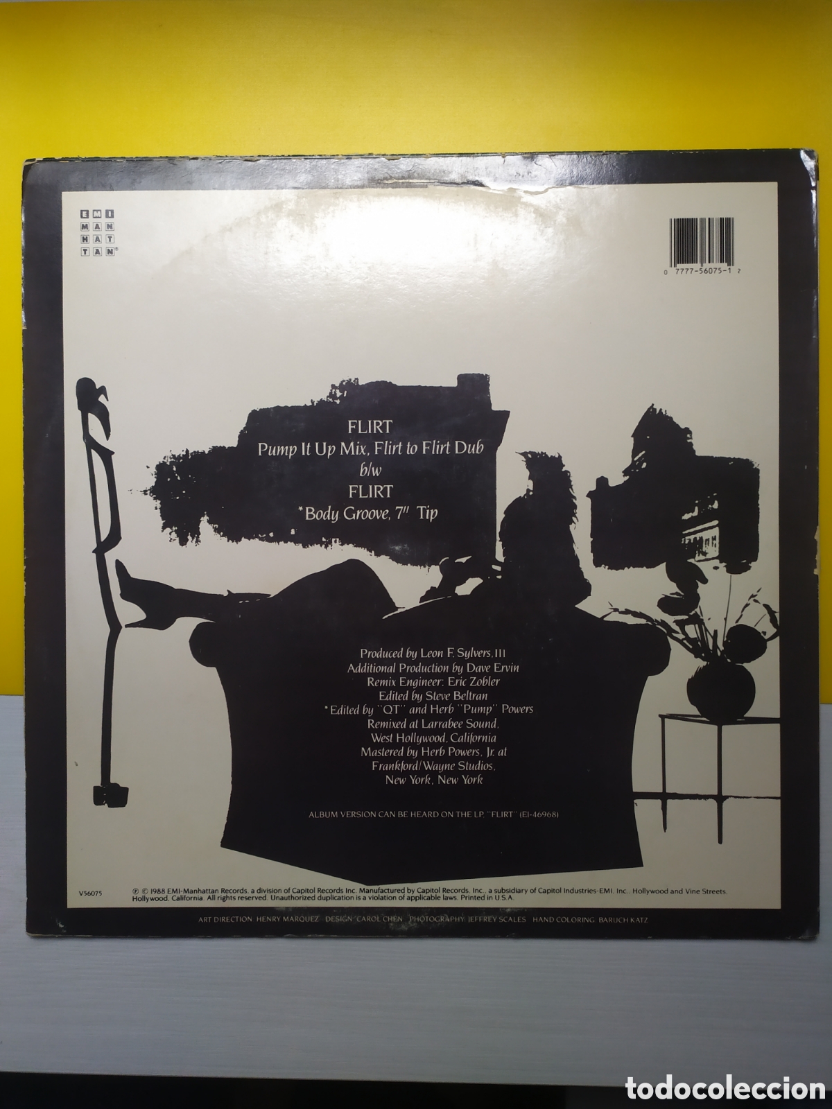 Discos de vinilo: Maxi single Evelyn Champagne King.&nbsp;Flirt - Foto 2