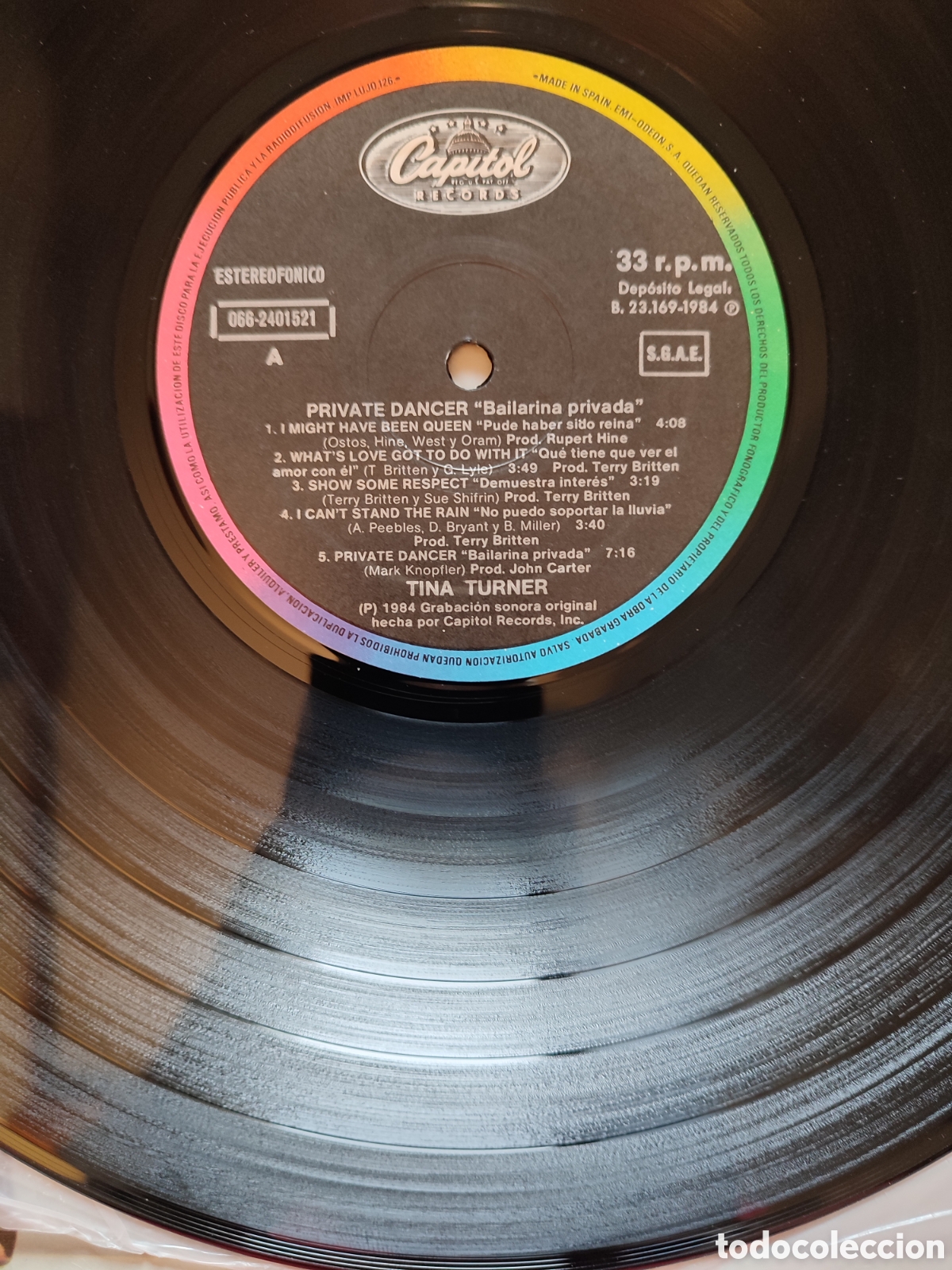 Discos de vinilo: Tina Turner - Private dancer - Foto 3