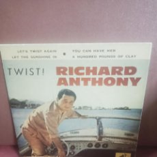 Discos de vinilo: RICHARD ANTHONY - TWIST - LET´S TWIST AGAIN + 3. EP LA VOZ DE SU AMO 1961.
