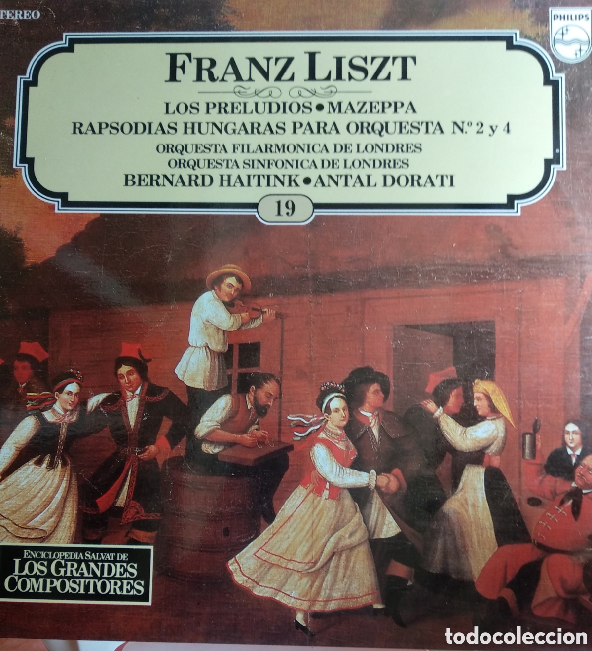 Discos de vinilo: FRANZ LISZT, SPAIN, PHILIPS, CT.1 - Foto 1