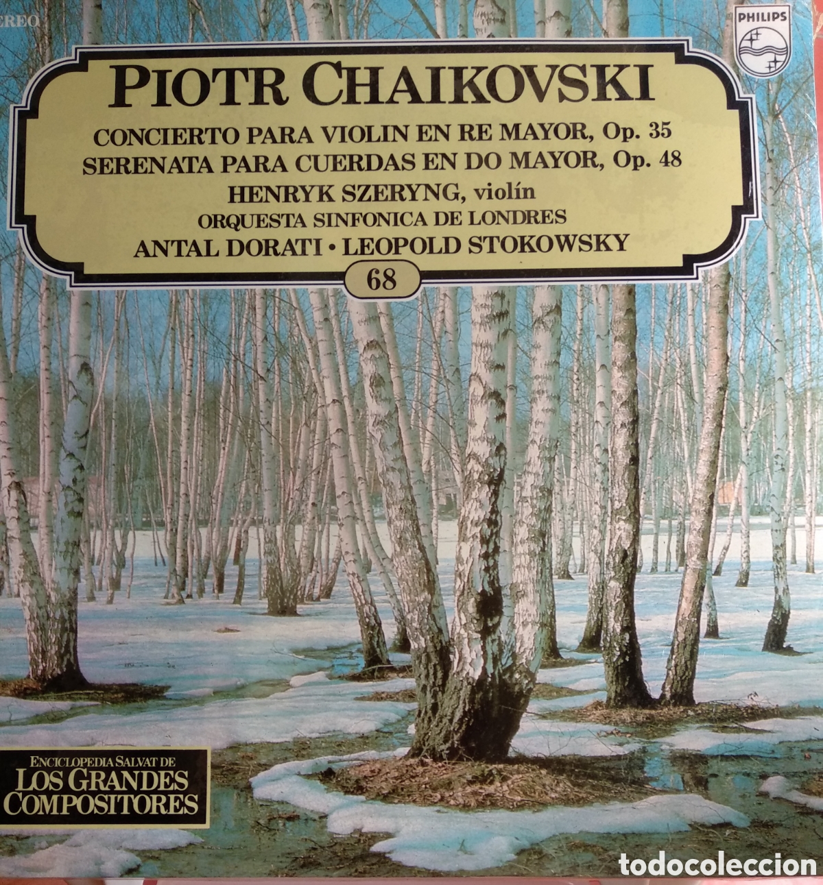 Discos de vinil: PIORT CHAIKOVSKI, SPAIN PHILIPS, CT.1