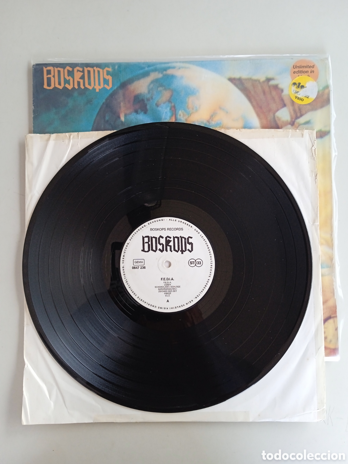Discos de vinilo: Boskops &ndash; F.E.D.I.A., 1988, Germany. - Foto 3