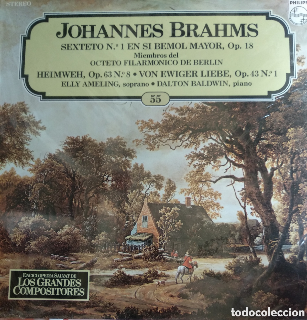Discos de vinilo: JOHANNES BRAHMS, SPAIN, PHILIPS, CT.1 - Foto 1
