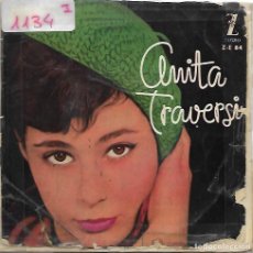 Discos de vinilo: ANITA TRAVERSI - BUENAS NOCHES MI AMOR / LA PIOGGIA CADRA / +2 - ZAFIRO - 1959