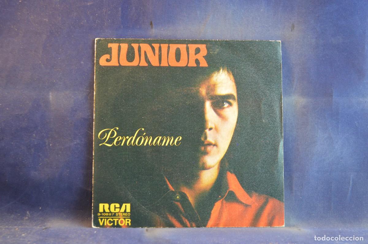 Discos de vinilo: JUNIOR - PERDONAME - SINGLE - Foto 1