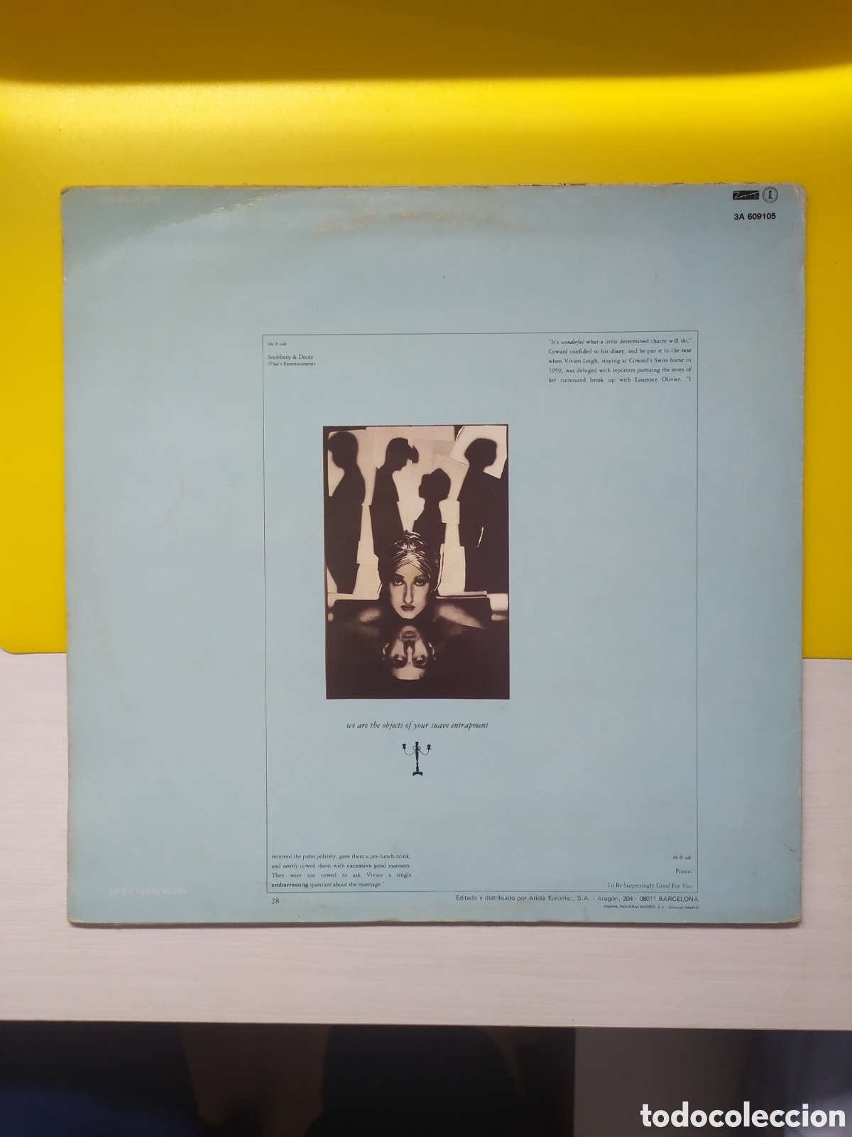 Discos de vinilo: Maxi single Act.&nbsp;Snobbery & Decay - Foto 2