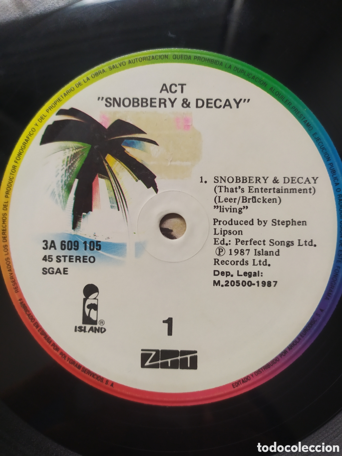 Discos de vinilo: Maxi single Act.&nbsp;Snobbery & Decay - Foto 3