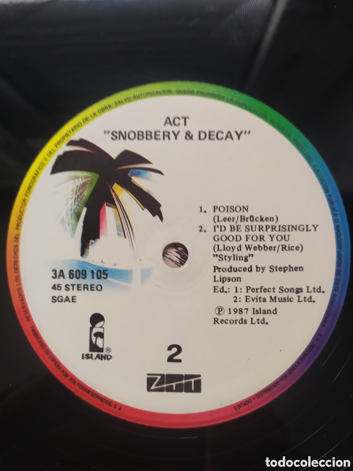 Discos de vinilo: Maxi single Act.&nbsp;Snobbery & Decay - Foto 4