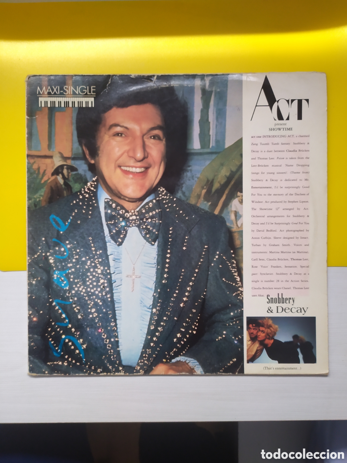 Discos de vinilo: Maxi single Act.&nbsp;Snobbery & Decay - Foto 1
