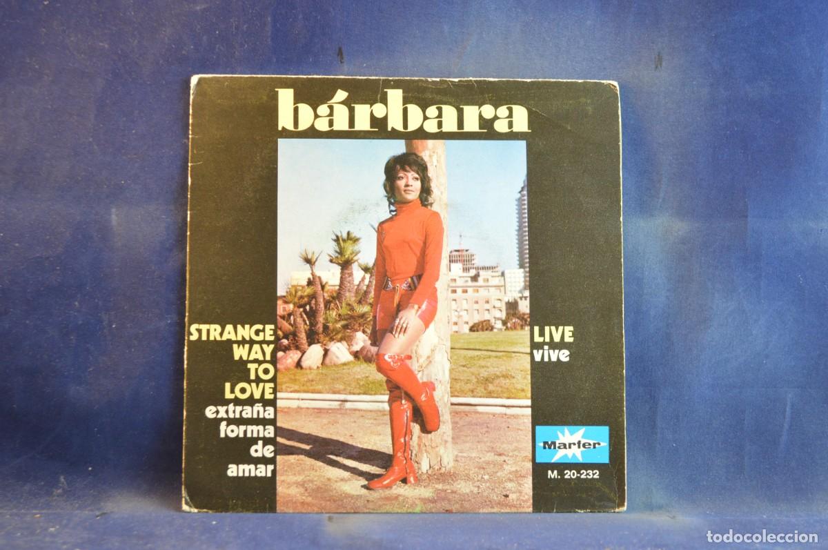 Discos de vinilo: BARBARA STRANGE WAY TO LOVE - SINGLE - Foto 1