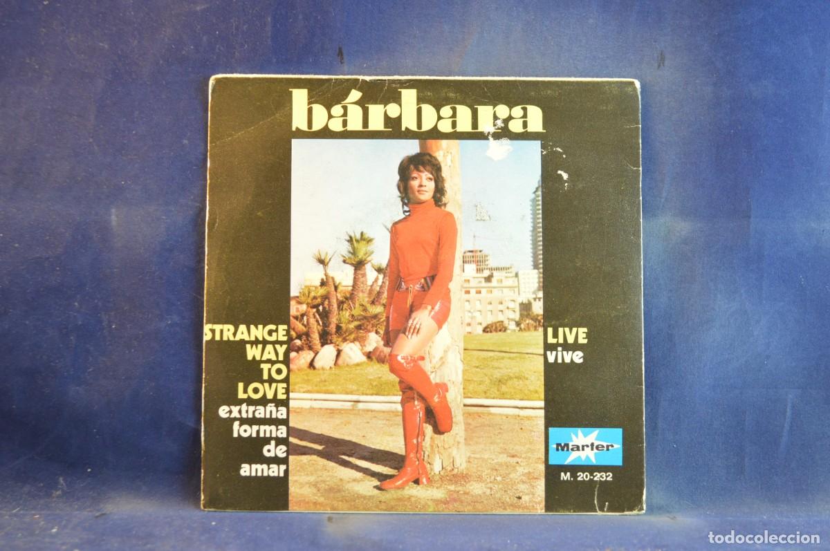 Discos de vinilo: BARBARA STRANGE WAY TO LOVE - SINGLE - Foto 2