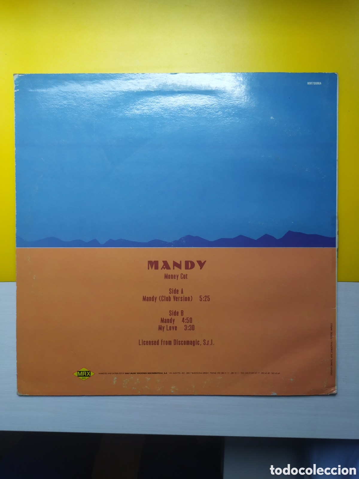 Discos de vinilo: Maxi single Money Cut.&nbsp;Mandy - Foto 2