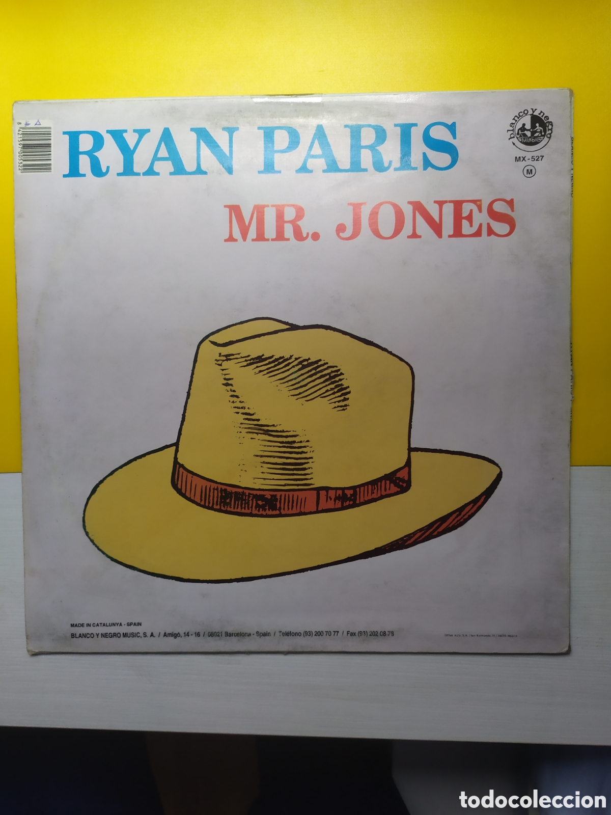 Discos de vinilo: Maxi single Ryan Paris. Mr. Jones - Foto 2